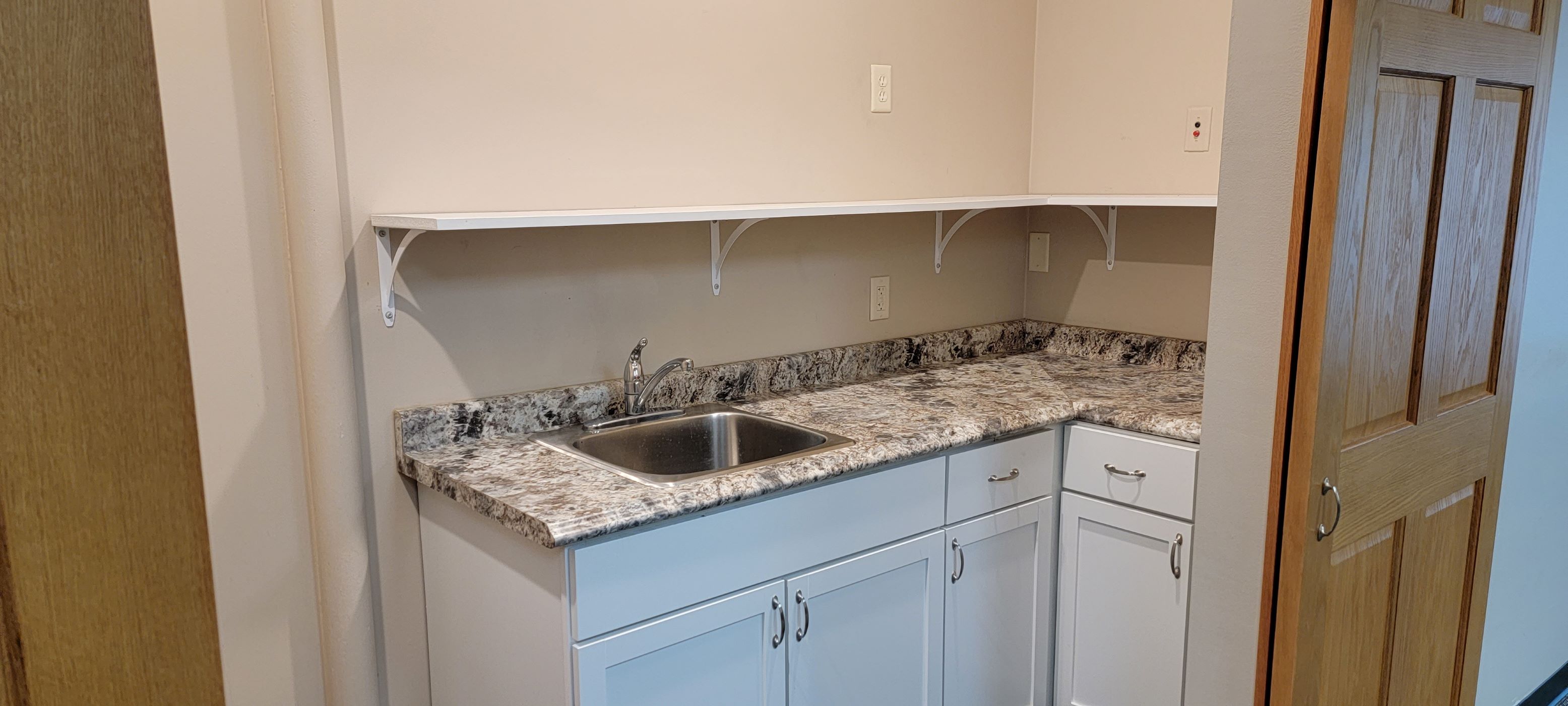 Entrance to Suite 1B into reception and conference area