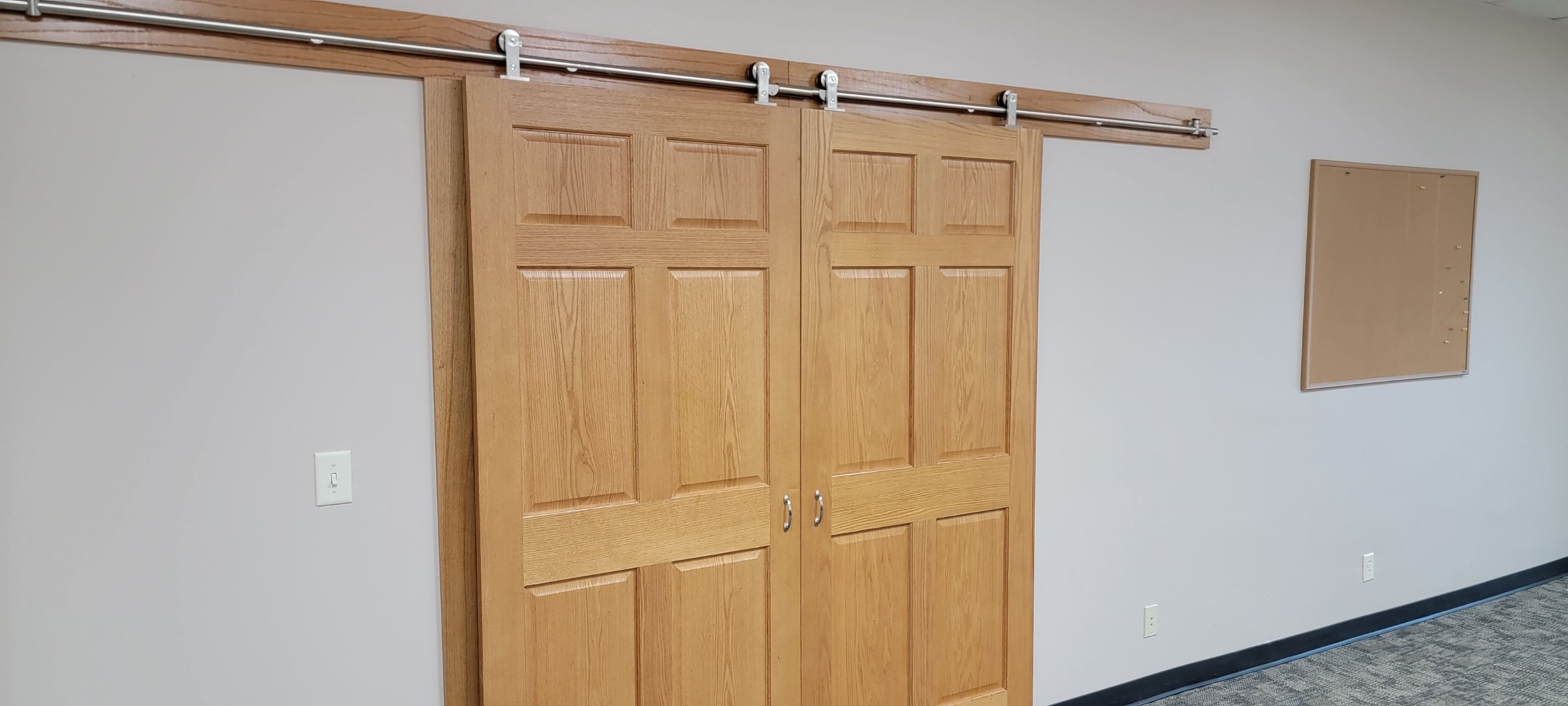 Entrance to Suite 1B into reception and conference area